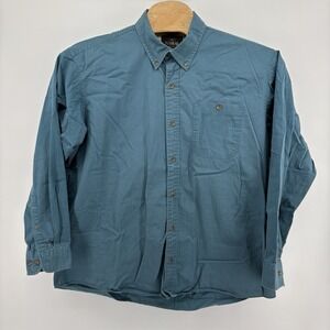 RedHead Men's XL Blue‎ Long Sleeve Button Up Outdoors Hunting Fishing